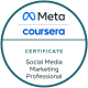 Badge de Meta Social Media Marketing